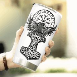 Raven Viking - Yggdrasil Tree - Viking Tumbler