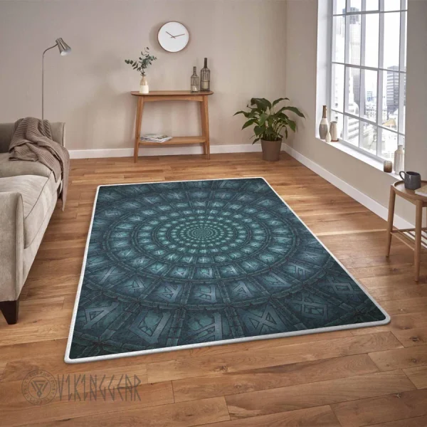 Rune Magical Art Viking Area Rug