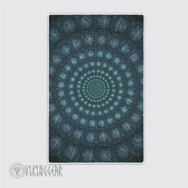 Rune Magical Art Viking Area Rug