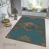 Skoll and Hati Eaters of the Sun and Moon Viking Area Rug