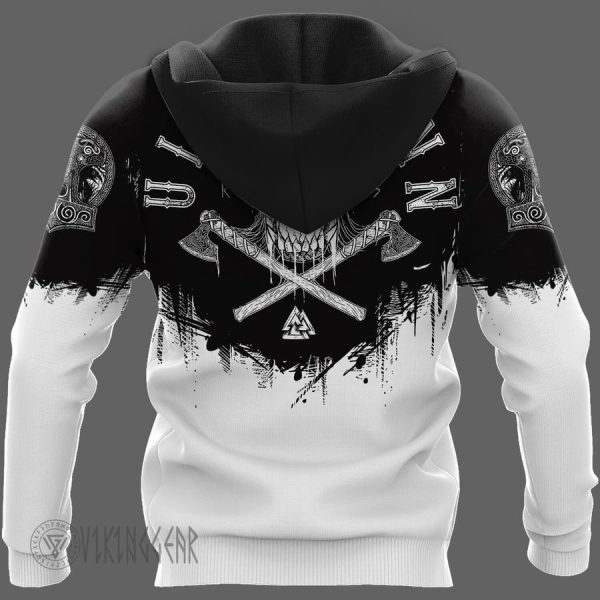 Skull Ulfhedinn Art Viking Hoodie