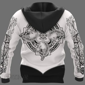 Skull Warrior Norse Symbol Viking Hoodie