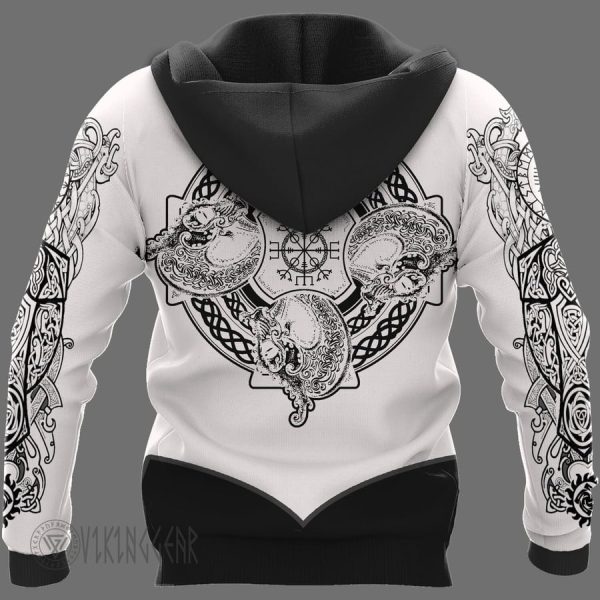 Skull Warrior Norse Symbol Viking Hoodie