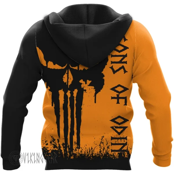 Sons Of Odin Skull Viking Hoodie