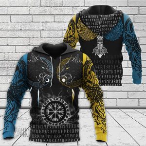 The Sons of Fenrir Skoll and Hati Viking Hoodie