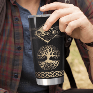 The Sons of Fenrir Skoll and Hati - Viking Tumbler