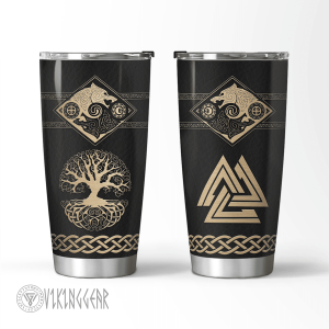 The Sons of Fenrir Skoll and Hati - Viking Tumbler