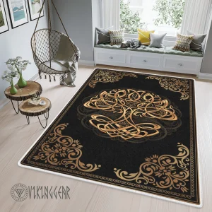 The Tree Of Life Yggdrasil Viking Area Rug