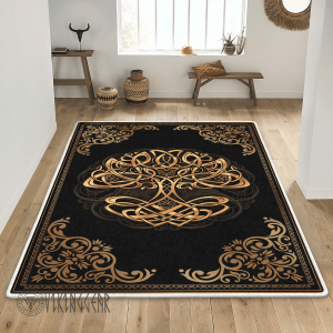 The Tree Of Life Yggdrasil Viking Area Rug