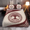 The Tree Of Life Yggdrasil Vintage Viking Quilt Set