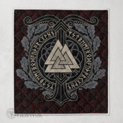 The World Tree With Valknut - Viking Quilt