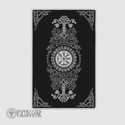 Tree Of Life And Vegvisir Celtic Art Viking Area Rug