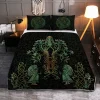 Tree Of Life Raven Old Norse Viking Quilt Set