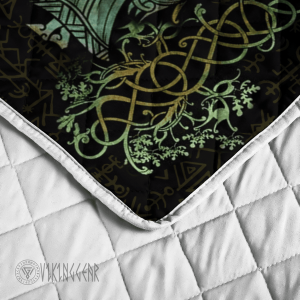 Tree Of Life Raven Old Norse Viking Quilt Set