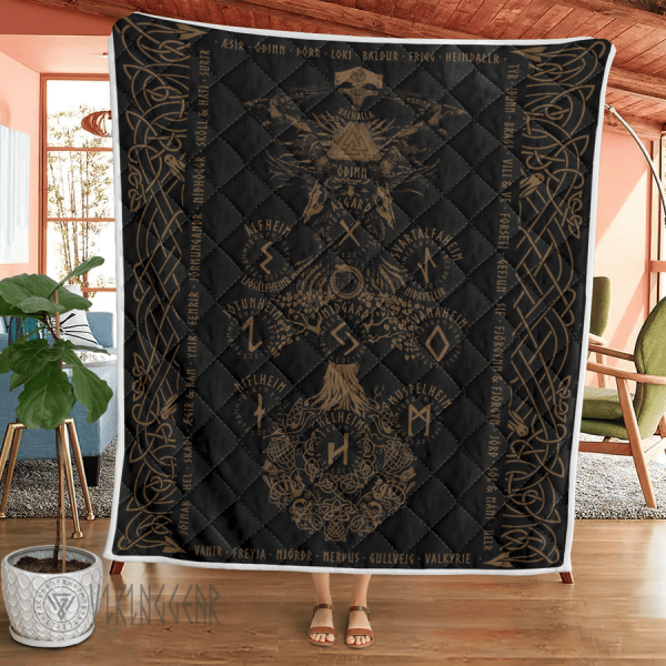 Tree Of Life - Viking Yggdrasil - Viking Quilt