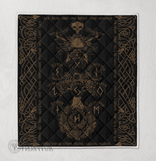 Tree Of Life - Viking Yggdrasil - Viking Quilt