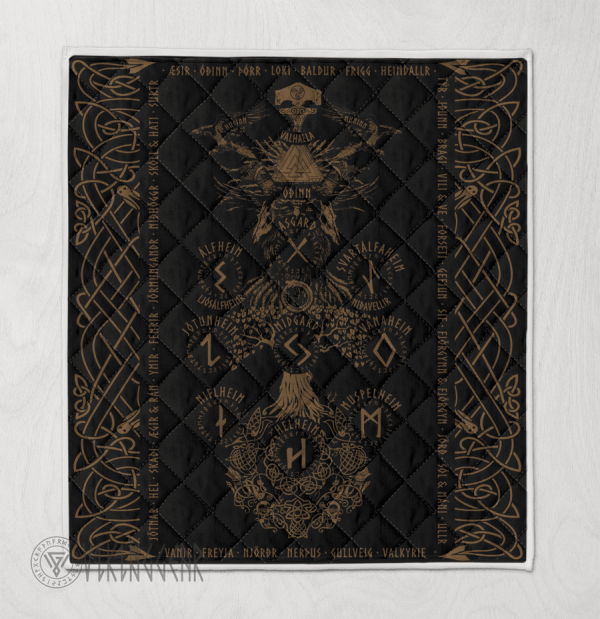 Tree Of Life - Viking Yggdrasil - Viking Quilt