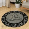 Triple Horn of Odin Round Carpet | Viking Round Carpet