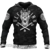 Ulfhedinn Until Valhalla Warrior Skull Viking Hoodie