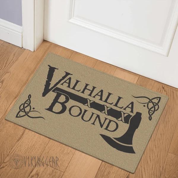 Valhalla Bound Viking Doormat