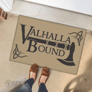 Valhalla Bound Viking Doormat