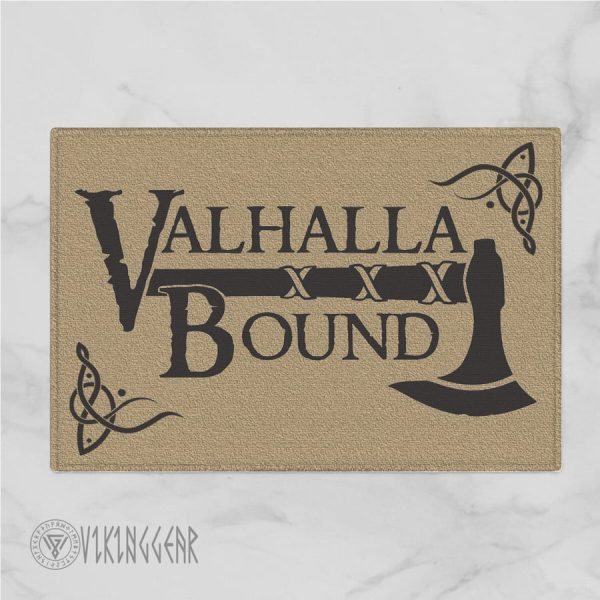 Valhalla Bound Viking Doormat