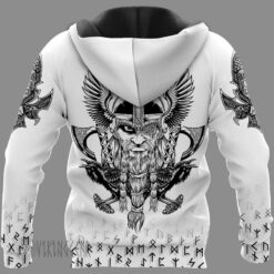 Vegvisir Bear Odin Raven Viking Hoodie