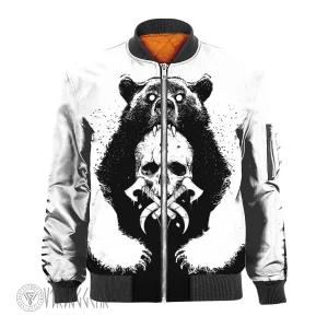 Viking Bear Berserker Jacket | Viking Bomber Jacket