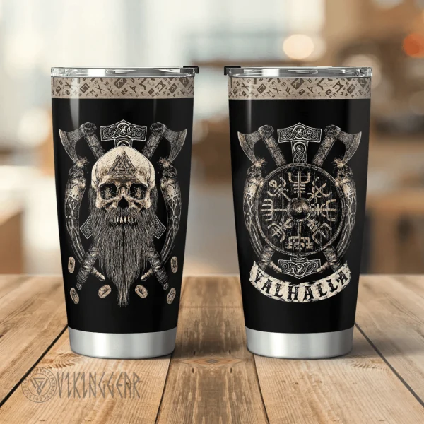 Viking Beard Valhalla - Viking Tumbler