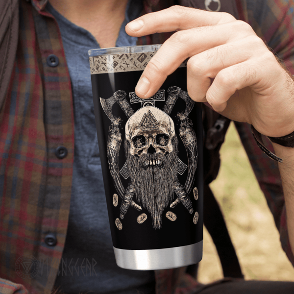 Viking Beard Valhalla - Viking Tumbler