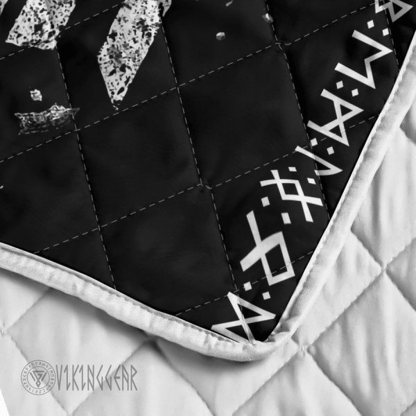 Viking Fenrir And Rune - Viking Quilt