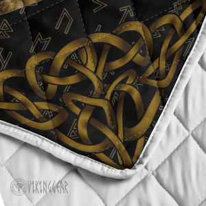 Viking Fenrir And Rune - Viking Quilt