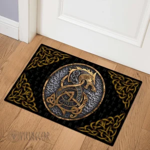 Viking Fenrir Doormat | Viking Wolf Doormat | Viking Doormat