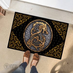 Viking Fenrir Doormat | Viking Wolf Doormat | Viking Doormat