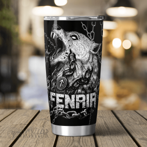 Viking Fenrir Is Bound By Chains - Viking Tumbler