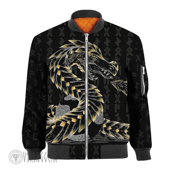 Viking Jormungandr Jacket | Viking Bomber Jacket