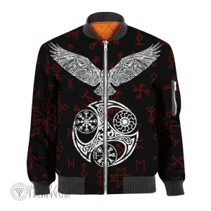 Viking Raven Jacket | Viking Bomber Jacket