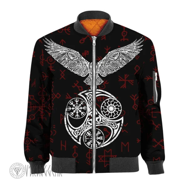 Viking Raven Jacket | Viking Bomber Jacket