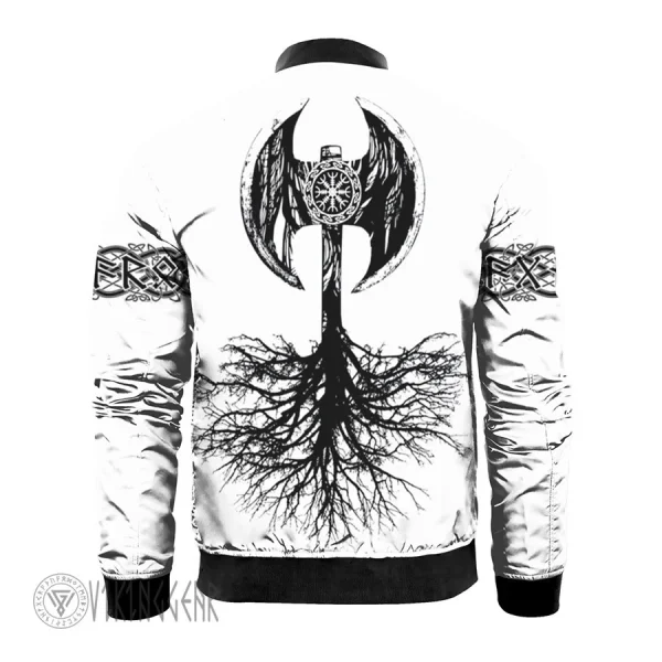 Viking Skull And Tree Of Life Jacket | Viking Bomber Jacket