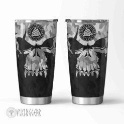 Viking Skull Camo Tumbler | Viking Tumbler
