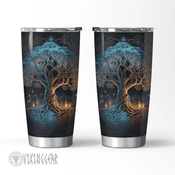 Viking Tree Of Life - Yggdrasil Tumbler