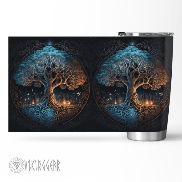 Viking Tree Of Life - Yggdrasil Tumbler