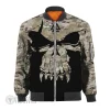 Viking Valknut Skull Camo Pattern Jacket | Viking Bomber Jacket