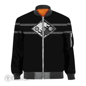 Viking Wolf Jacket | Viking Bomber Jacket