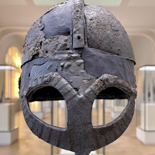 What Archaeology Tells Us viking helmet Gjermundbu helmet