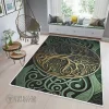 Yggdrasil Tree Life in Celtic Style Viking Area Rug