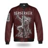 Viking Bomber Jacket Berserker Warrior With Axe