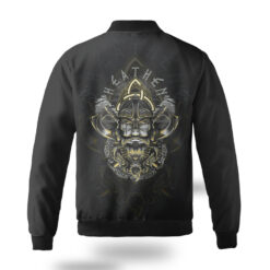 Viking Bomber Jacket Hati and Skoll Heathen