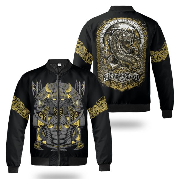 Viking Bomber Jacket JORMUNGANDR Son of Loki