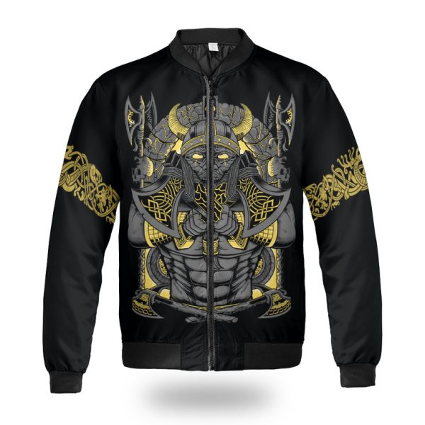 Viking Bomber Jacket JORMUNGANDR Son of Loki